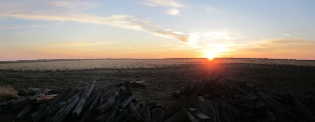 Pano_sunrise at the terricks feb 12 2