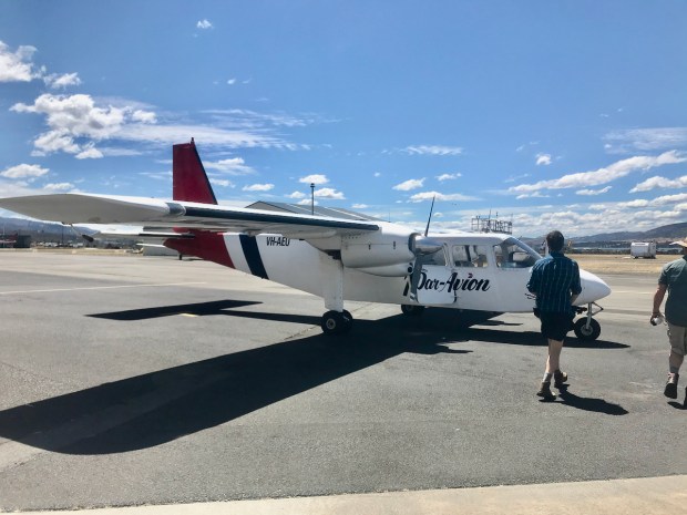 Plane Leaving Hobart